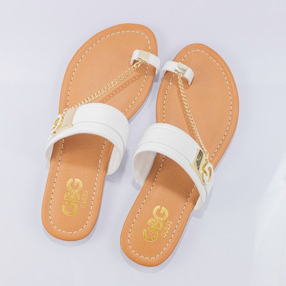g by guess chain sandals